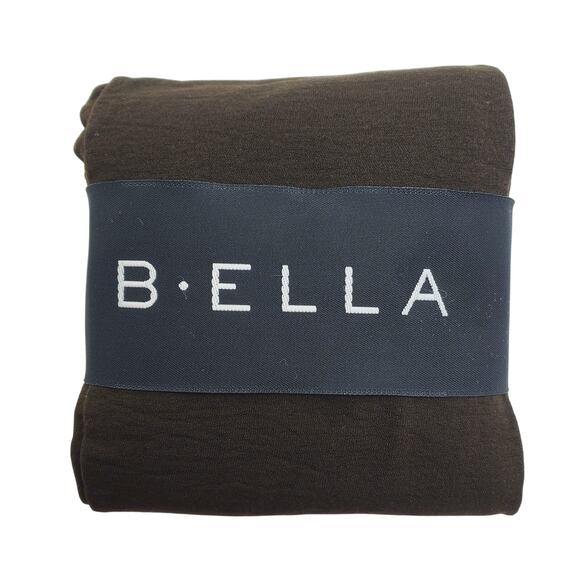 70% Cotton Blend Tights TALL Espresso Brown B.ella Erika Opaque NEW Hosiery Luxe - Picture 2 of 4